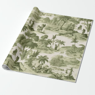 Papel De Presente Balão de Ar Quente da Campina Verde Toalete (10)