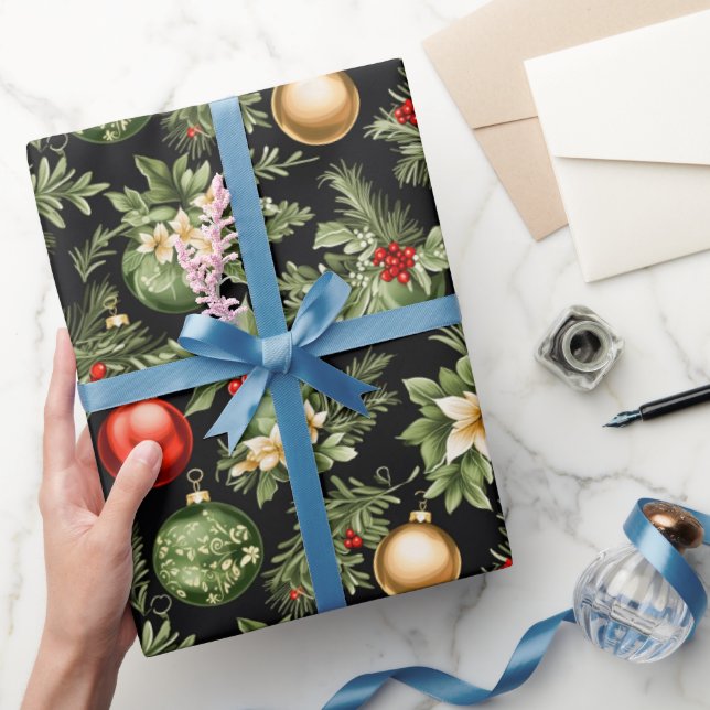 Papel De Presente Balas de decorações de Natal (Presentear)
