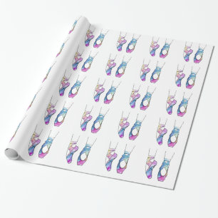 Papel De Presente Balé Ballerina Cute