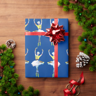 Papel De Presente Balé Ballerina Dancer