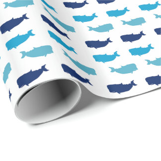 Papel De Presente Baleias