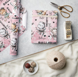 Papel De Presente Ballerina