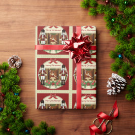 Papel De Presente Ballerina Nutcracker Holiday Wrap