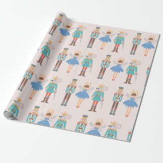 Papel De Presente Ballet Quebra-Nozes Minimalista Moderno