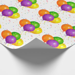 Papel De Presente Balões