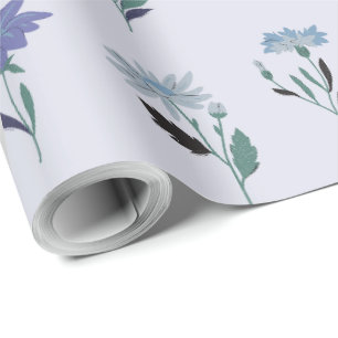 Papel De Presente Balões Coloridos e Confetes Feliz Aniversário