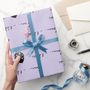 Papel De Presente Balões de Bolinhas Feliz Aniversário