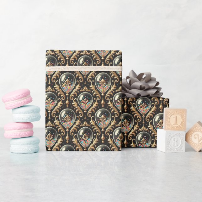 Papel De Presente Balões Elegantes (Chá de bebê)