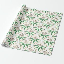 Papel De Presente Bamboo Pattern