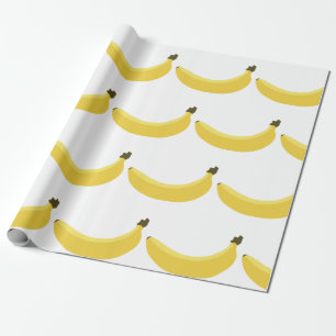 Papel De Presente Banana