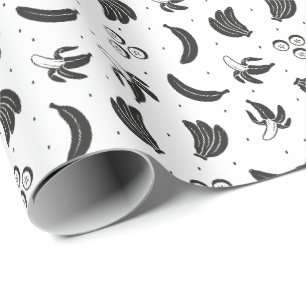 Papel De Presente Bananas