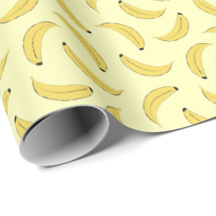 Papel De Presente Bananas