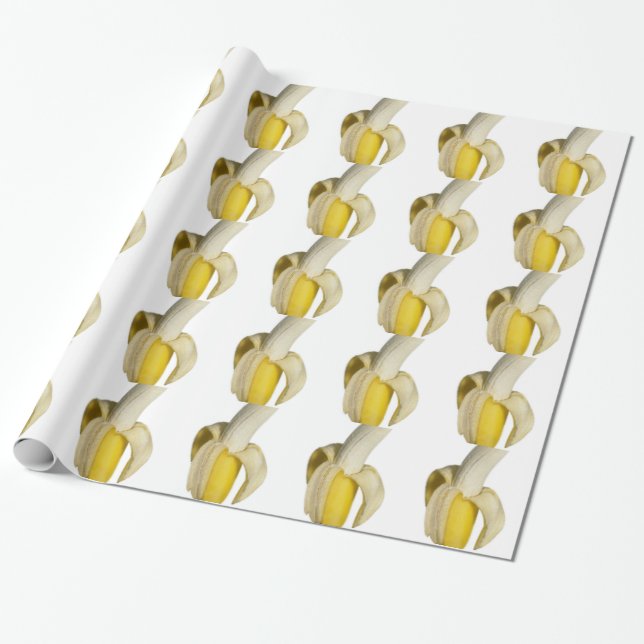 Papel De Presente Bananas indo (Desenrolado)
