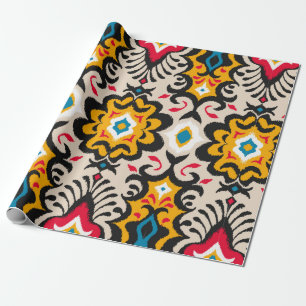 Papel De Presente Bandana Impressão. Padrão perfeito de Vintage co