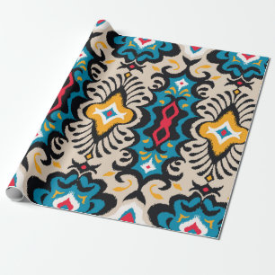 Papel De Presente Bandana Impressão. padrão sem costura com paisle