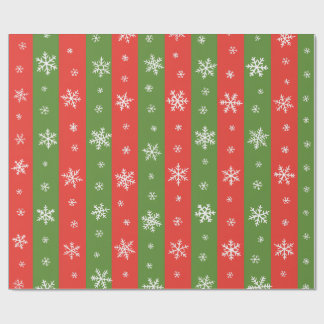 Papel De Presente Bandas de Natal Clássicas - Natal Vermelho e Verde