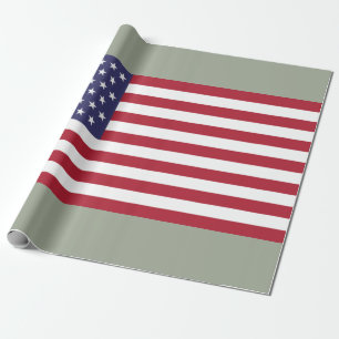 Papel De Presente Bandeira 51 Star dos Estados Unidos da América (EU