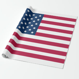 Papel De Presente bandeira americana