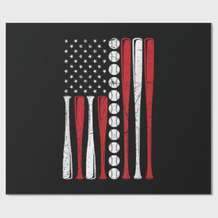 Papel De Presente Bandeira Americana dos EUA Vintage Bandeira de Bei