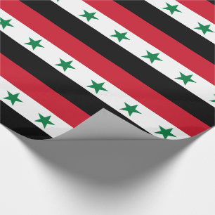 Papel De Presente Bandeira antiga da Síria