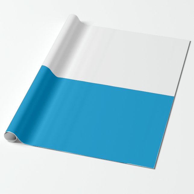 Papel De Presente Bandeira Bavariana (Desenrolado)