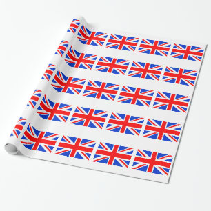Papel De Presente Bandeira Britânica