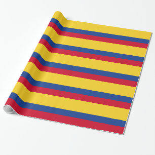 Papel De Presente Bandeira colombiana