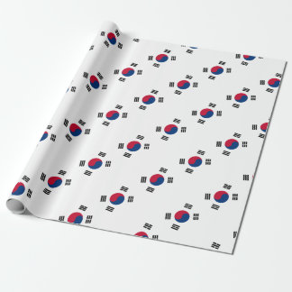 Papel De Presente Bandeira coreana sul