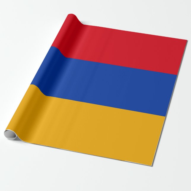 Papel De Presente Bandeira da Armênia (Desenrolado)