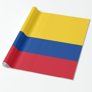 Papel De Presente Bandeira da bandera De Colômbia de Colômbia