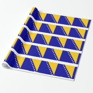 Papel De Presente Bandeira da Bósnia e Herzegovina