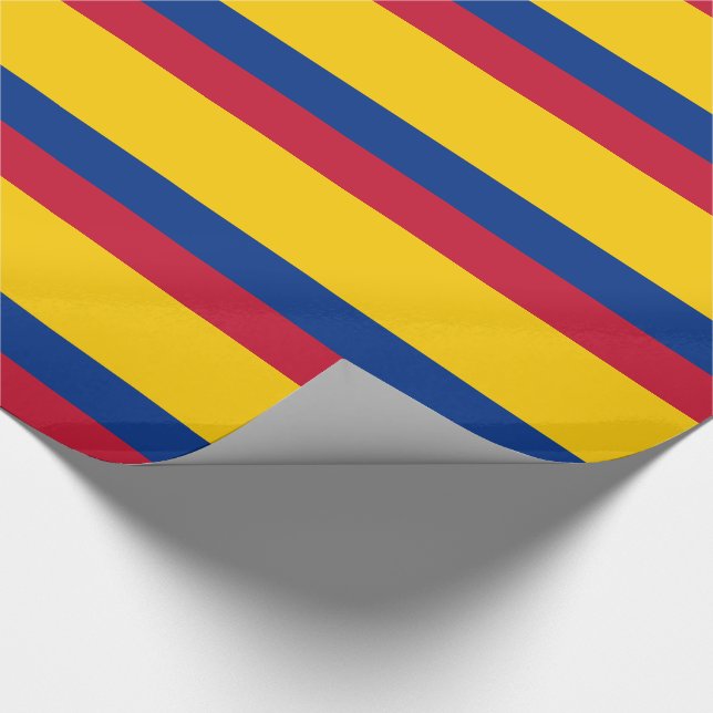 Papel De Presente Bandeira da Colômbia (Ponta)