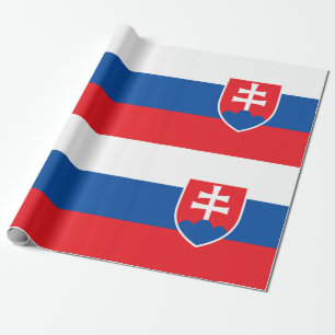 Papel De Presente Bandeira da Eslováquia