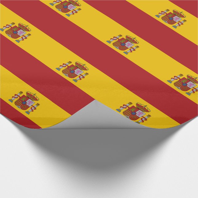 Papel De Presente Bandeira da Espanha (Ponta)