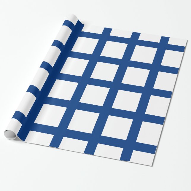 Papel De Presente Bandeira da Finlândia (Desenrolado)