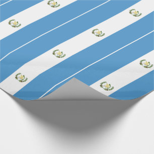 Papel De Presente Bandeira da Guatemala