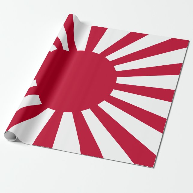 Papel De Presente Bandeira da Guerra Imperial do Japão (Desenrolado)