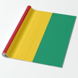 Papel De Presente Bandeira da Guiné (país africano)