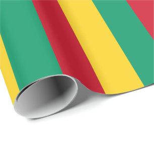 Papel De Presente Bandeira da Guiné Patriótica