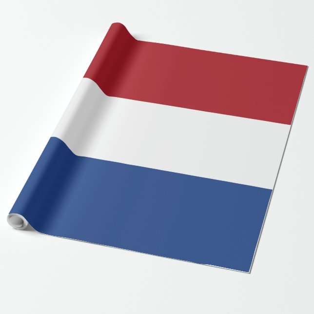 Papel De Presente bandeira da Holanda (Desenrolado)