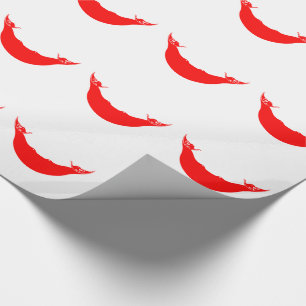 Papel De Presente Bandeira da Ilha de Páscoa