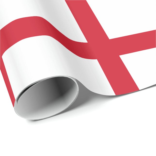 Papel De Presente Bandeira da Inglaterra (Ponta do rolo)