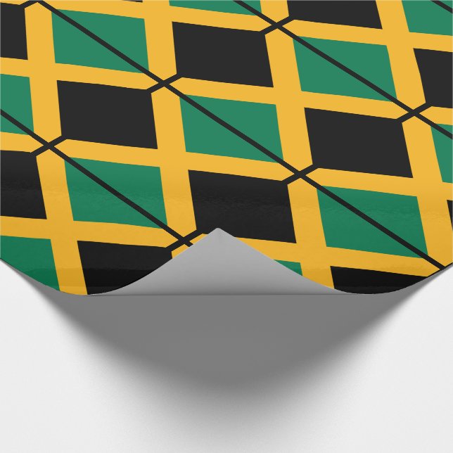 Papel De Presente bandeira da Jamaica (Ponta)