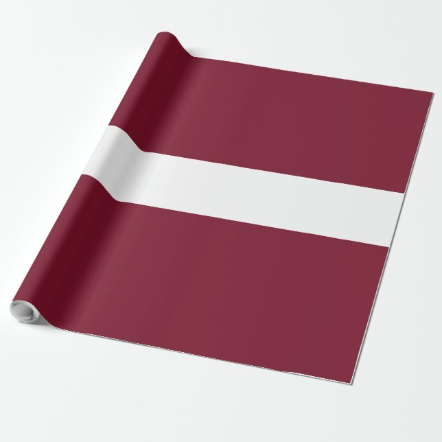 Papel De Presente Bandeira da Letónia (Desenrolado)
