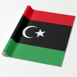 Papel De Presente Bandeira da Líbia