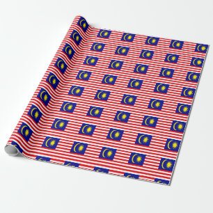 Papel De Presente Bandeira da Malásia