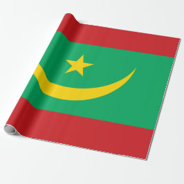 Papel De Presente Bandeira da Mauritânia
