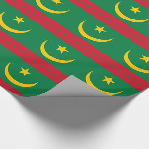 Papel De Presente Bandeira da Mauritânia