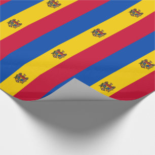 Papel De Presente Bandeira da Moldávia