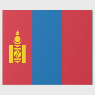 Papel De Presente Bandeira da Mongólia